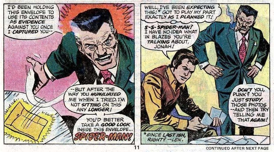 Jameson Sees Pictures Of Spider-Man Disposing Of Peter’s Clone In ‘The Amazing Spider-Man' #169