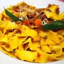 Pappardelle Sugo, Bologna, Italy on Random Best Things To Eat At Buca di Beppo