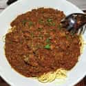 Spaghetti with Meat Sauce  on Random Best Things To Eat At Buca di Beppo