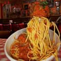 Spaghetti with Meatballs on Random Best Things To Eat At Buca di Beppo