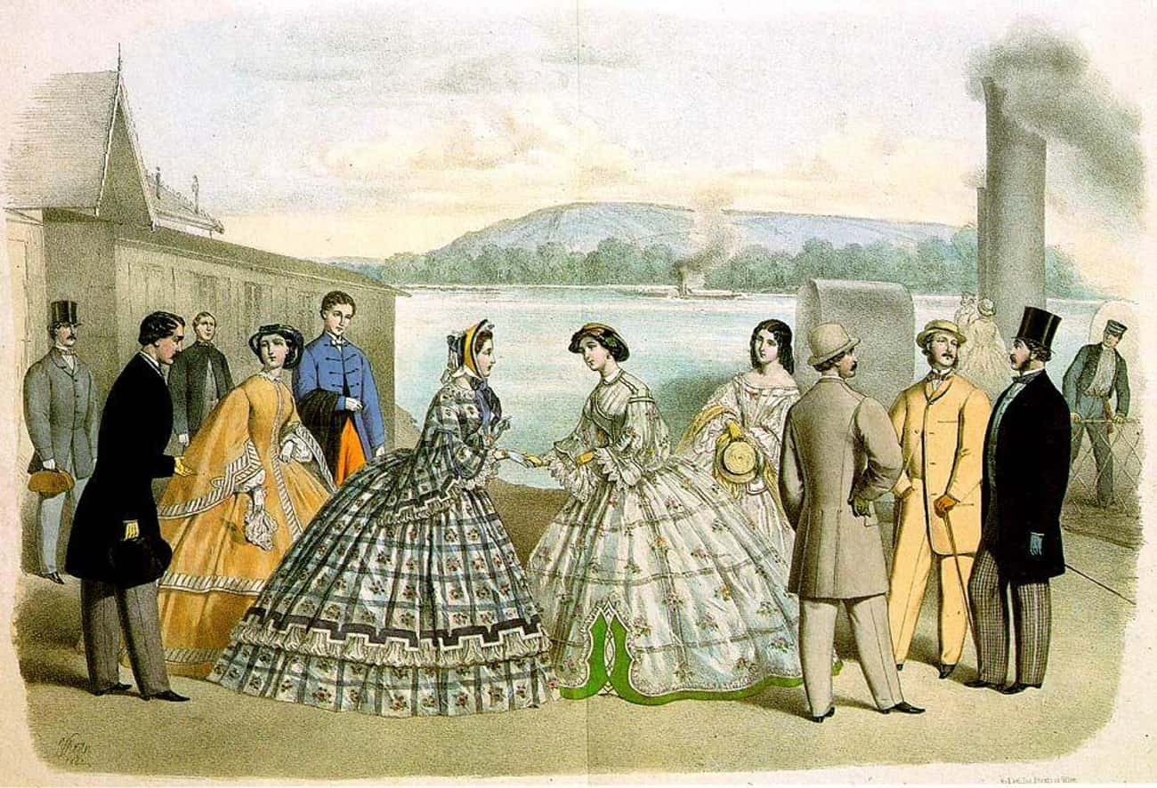 A century of being around. Ротонда одежда 19 век. Позитивизм 19 века платья. Мода 19 века в Америке. Мода середины 19 века.