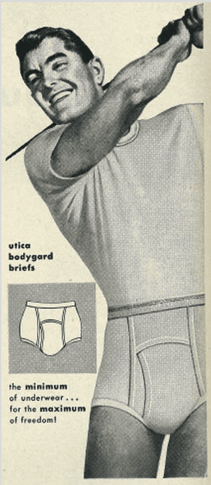 1970s Jockey Y-front underwear ad