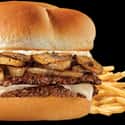 White Truffle Double Steakburger and Fries on Random Best Things To Eat At Steak 'n Shak