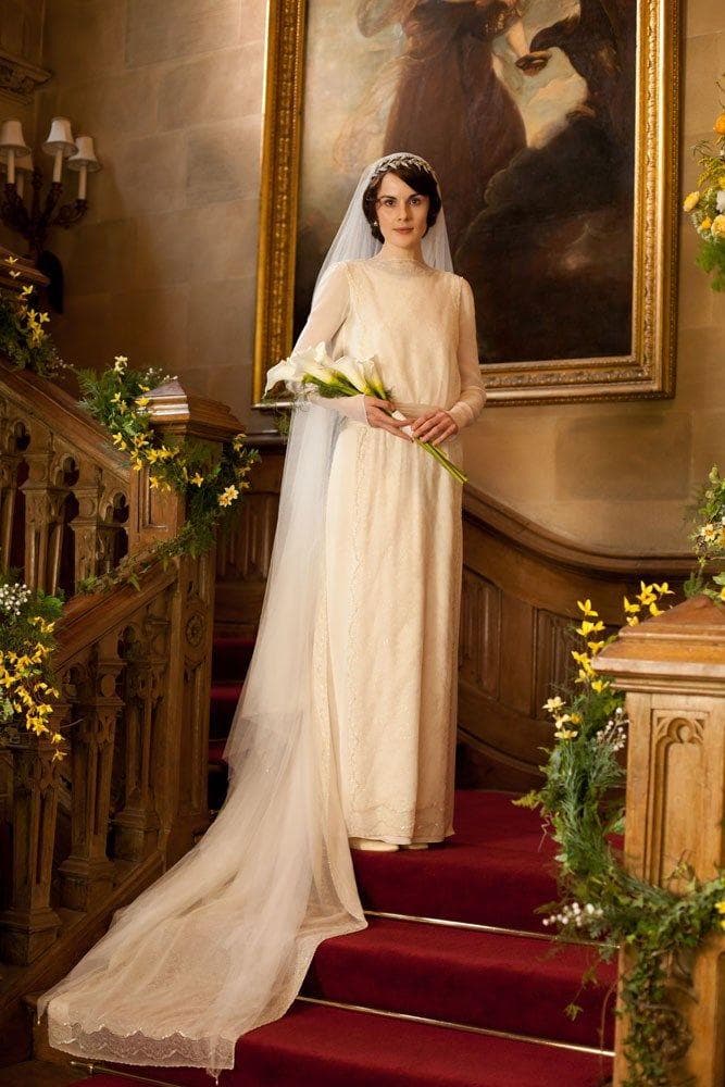 Lady Mary Crawley's Dress In 'Downton Abbey' on Random Best Wedding Dresses Ever From TV Historical Dramas