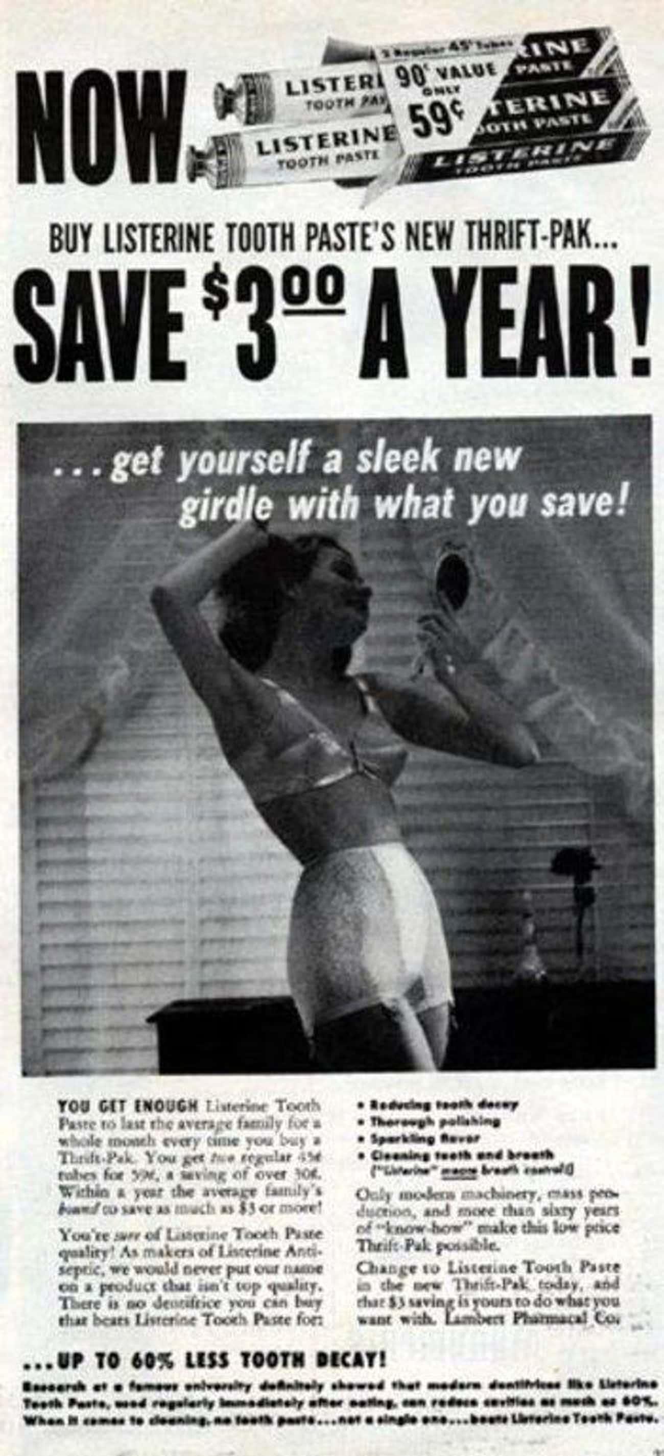 'Get Yourself A Sleek New Girdle With What You Save!'