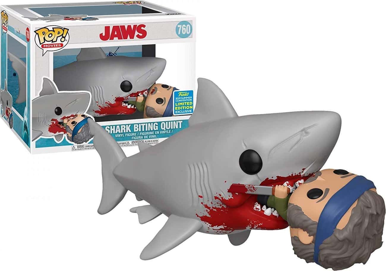 'Jaws' Shark Biting Quint