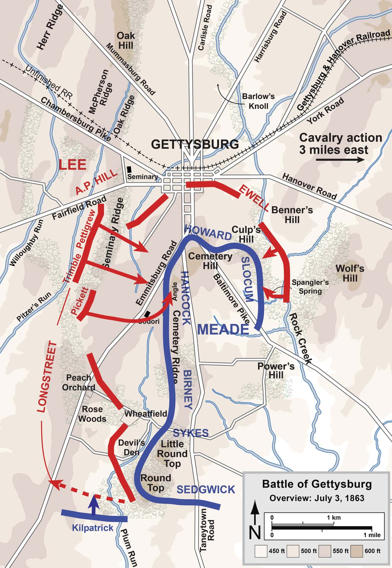 On Day 3, Lee Ordered A Direct Center Attack, But Pickett’s Charge Was Shorthanded And Fizzled