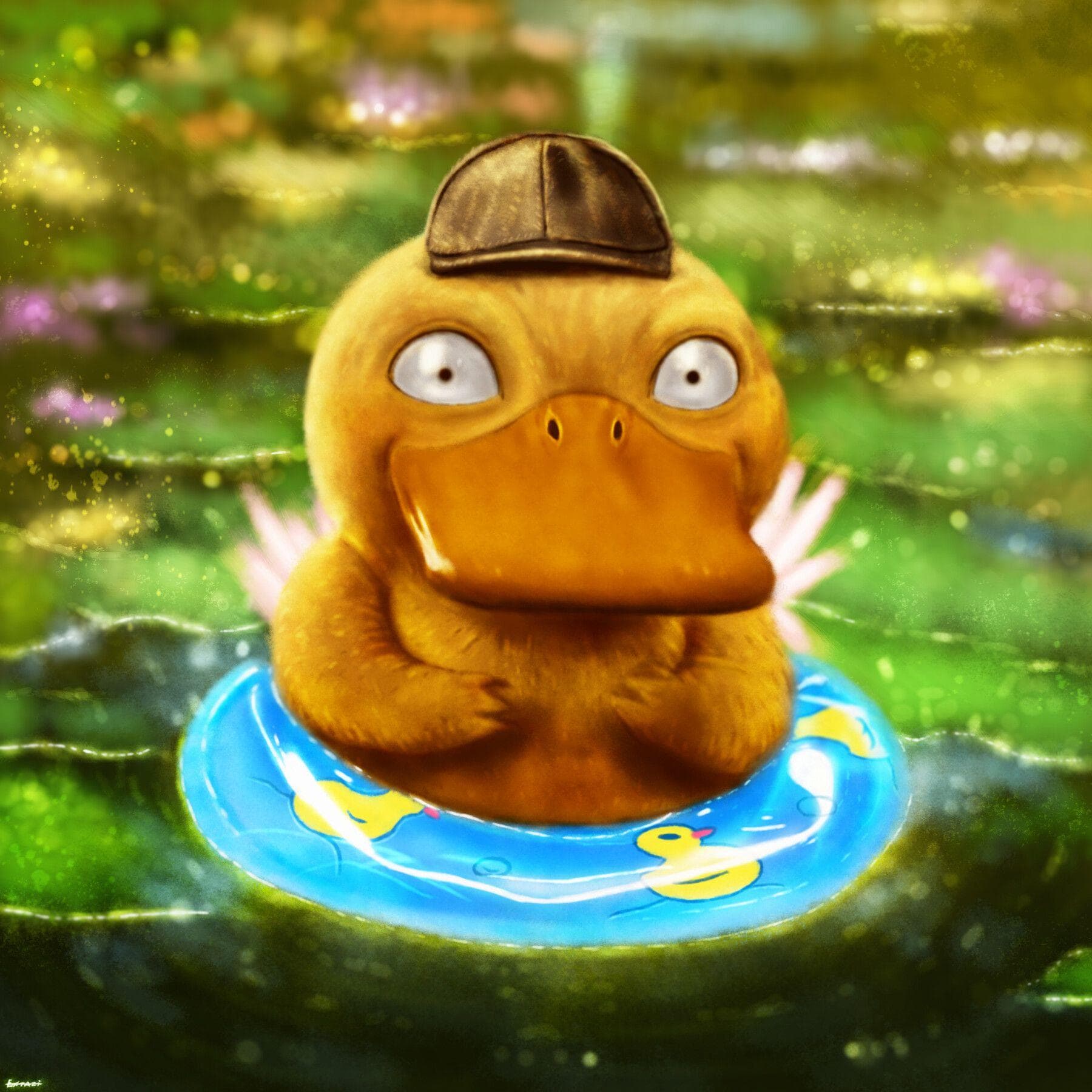 18 Amazing Fan Art Creations Dedicated To Psyduck
