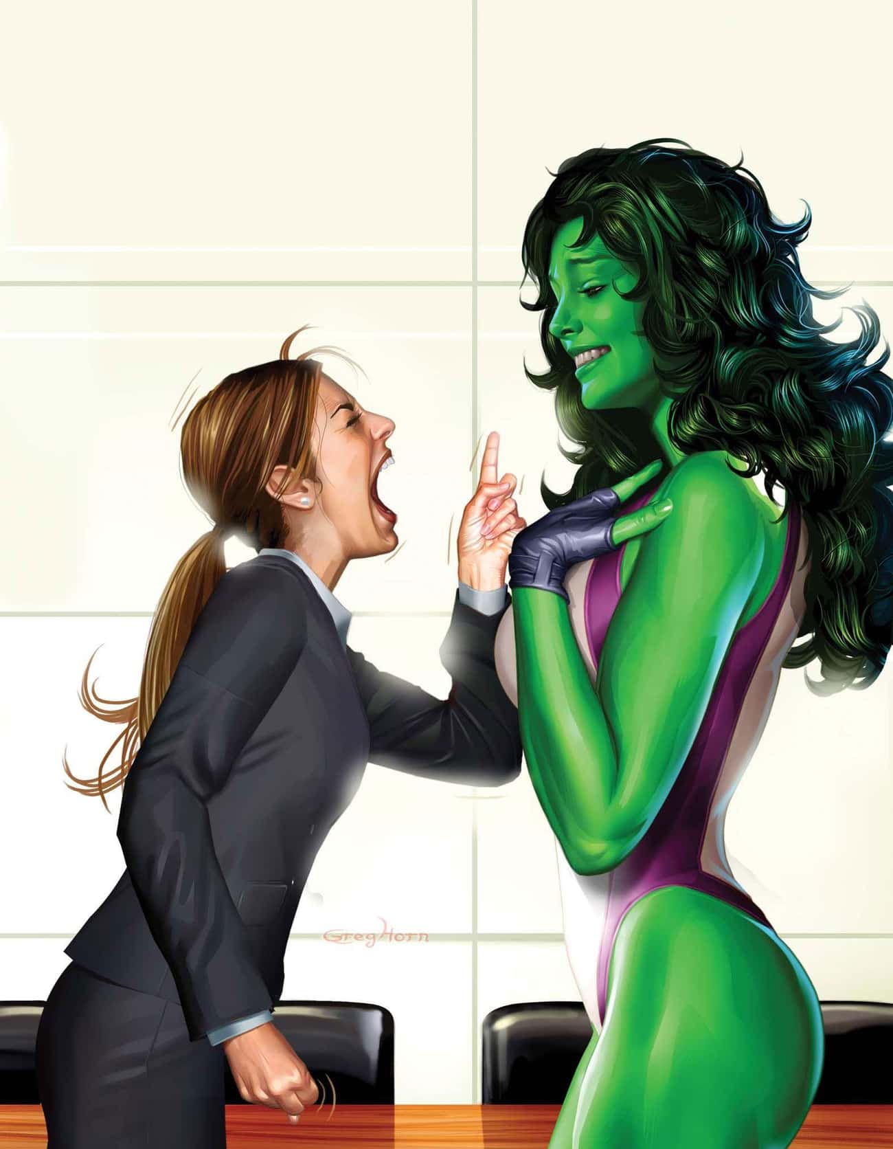 Almost Immediately, She-Hulk’s Intelligence And Self-Control Distinguish Her From The Hulk