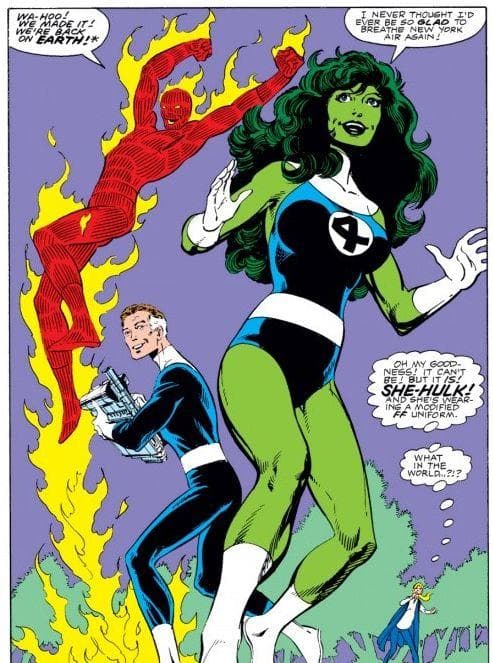 Walters Replaces The Thing On The Fantastic Four Roster For A Time