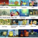 Anime on Random Most Accurate And Funny Spongebob Comparison Charts