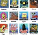 Bubble Mothra on Random Most Accurate And Funny Spongebob Comparison Charts