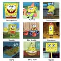 Spongebob As Spongebob Characters on Random Most Accurate And Funny Spongebob Comparison Charts