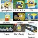 Pick A Game on Random Most Accurate And Funny Spongebob Comparison Charts