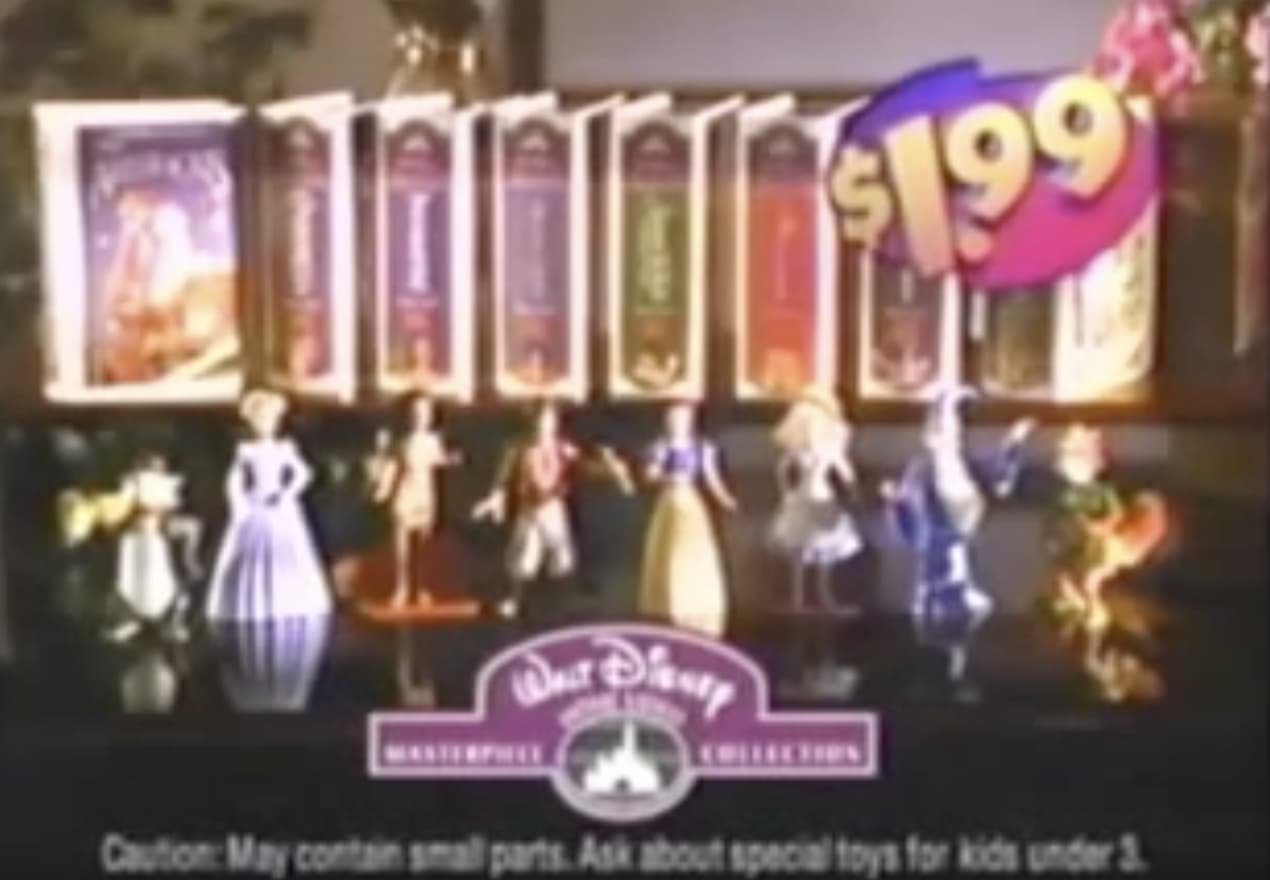 Disney Masterpiece Collection on Random McDonald's Happy Meal Toys From the '90s