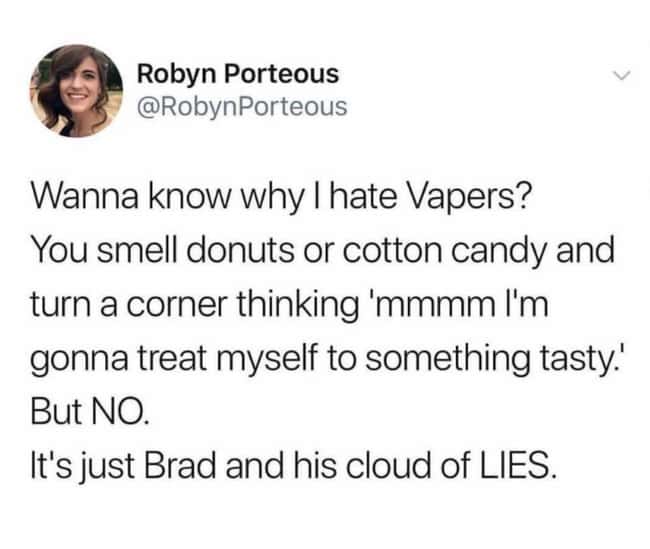 Brad And His Cloud Of Lies is listed (or ranked) 6 on the list 24 Times People Accidentally Formed A Brand New Sentence