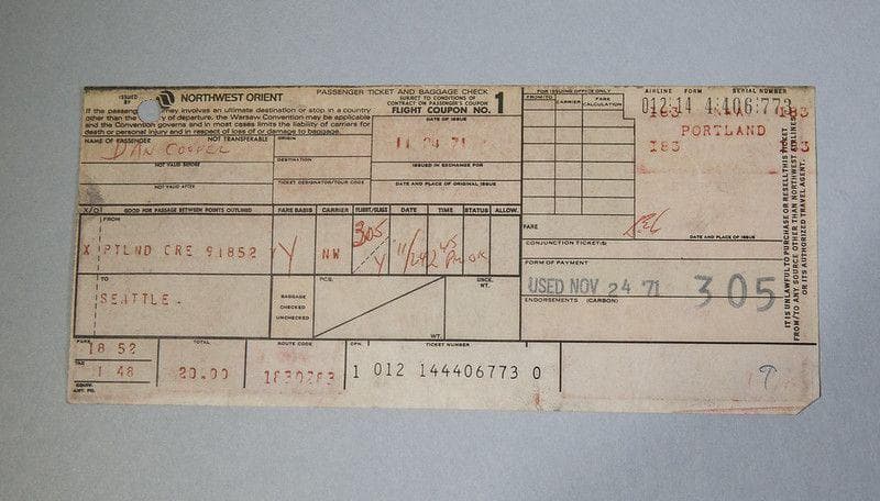 The Mysterious Disappearance Of D. B. Cooper