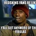 A Leg To Stand On. on Random Memes To Express Why Washington Redskins Fans Are Worst
