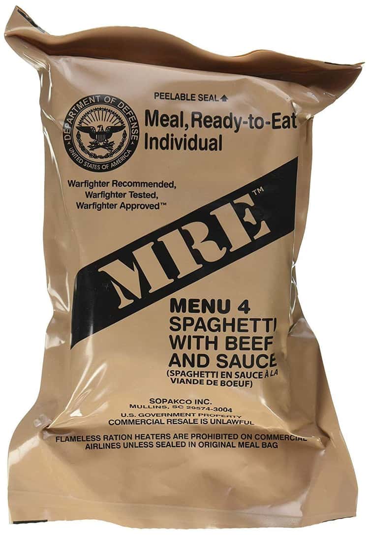 5x Beef Burrito Style Filling With Rice British Army Military Ration MRE Meal 