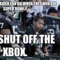 Xbox Won! on Random Memes To Express Why Oakland Raiders Fans Are Worst