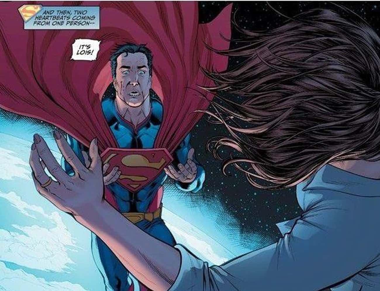Superman Accidentally Flies Lois And His Unborn Child Into Space