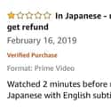 Shoplifters (2018) on Random Unintentionally Hilarious One-Star Amazon Movie Reviews