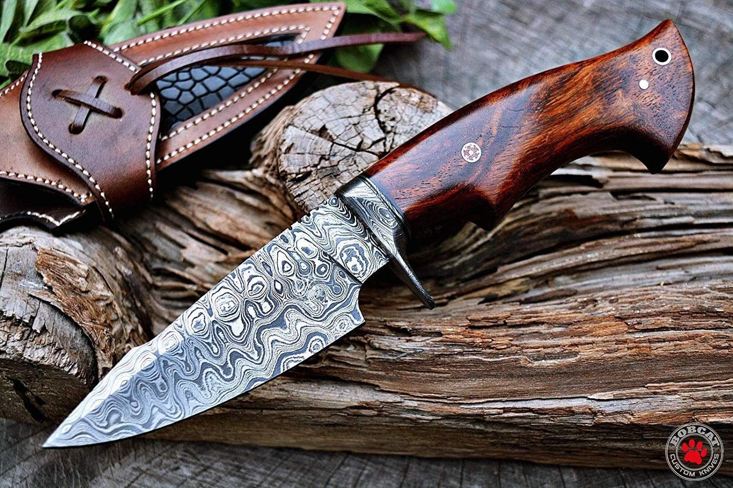 The Best Knives For Hunting Ranked By Hunters   Custom Handmade Hunting Knife Bowie Knife Damascus Steel Survival Knife Edc 10  Overall Wal Photo U1