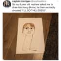 Drawing Harry Potter on Random Dumb Things Children Have Done That Will Make You Doubt Darwin's Theory Of Natural Selection