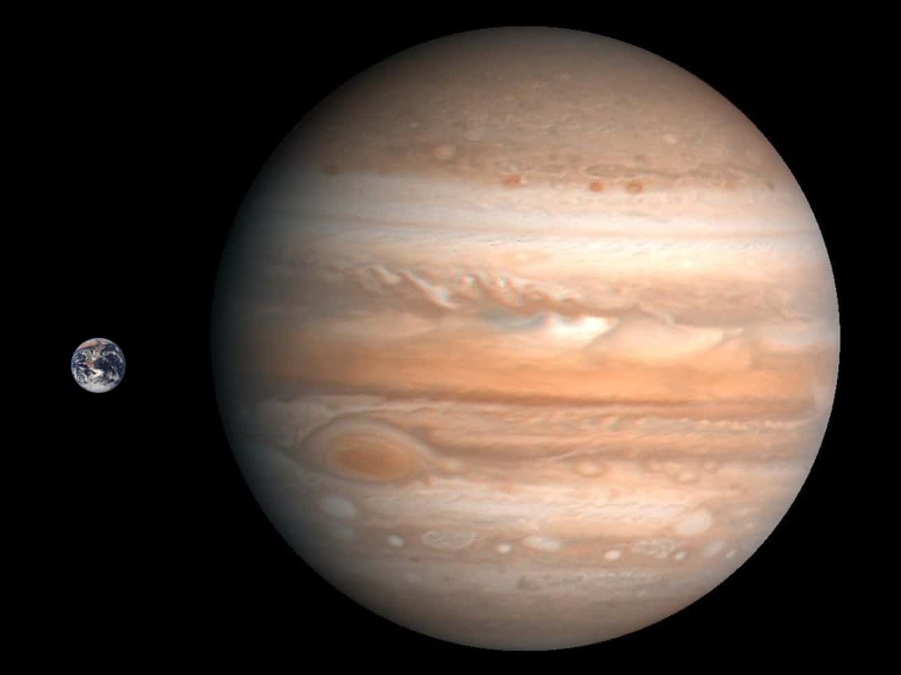 Earth Vs. Jupiter