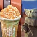 Baby Yoda Frappuccino on Random Starbucks Secret Menu Items