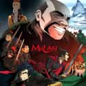 Mulan Movie Poster on Random Anime Versions of Disney Characters