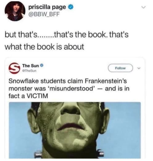 Snowflake Frankenstein