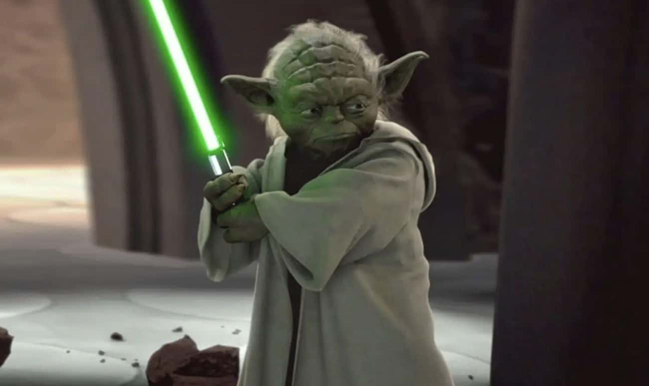 Yoda Finally Breaks Out His Lightsaber Against Count Dooku ('Attack of the Clones')