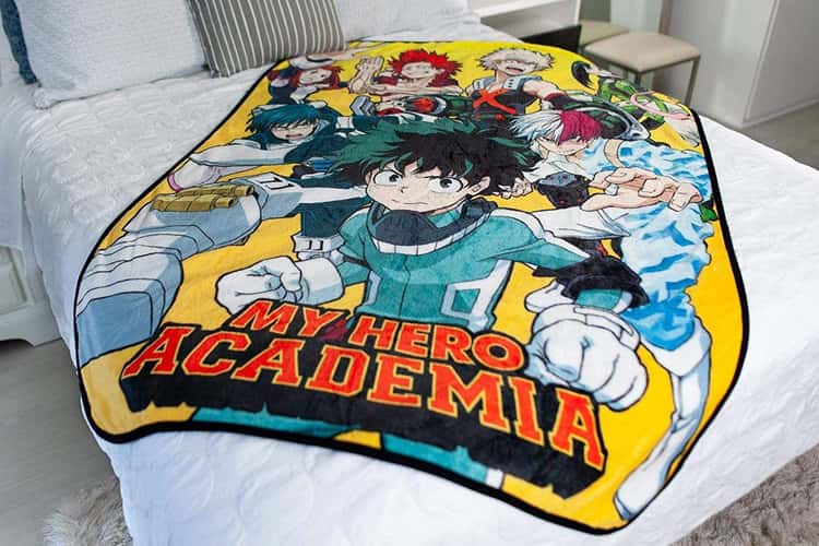 My Hero Academia Deku and Bakugo Season 4 Fleece Blanket