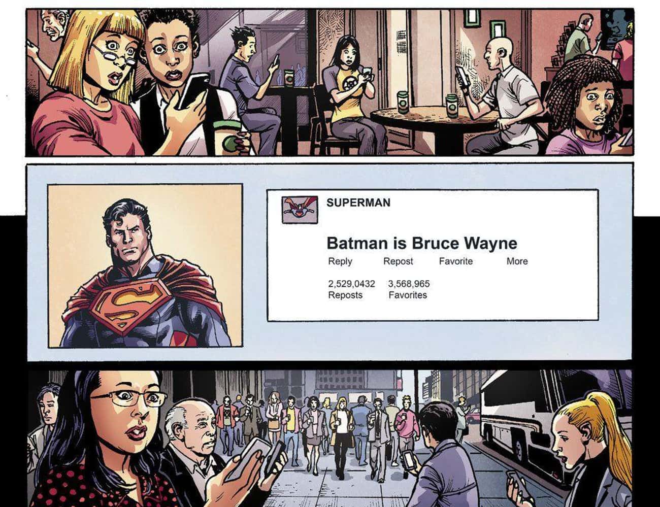Superman Outs Batman’s Secret Identity On Social Media In 'Injustice: Gods Among Us' #10