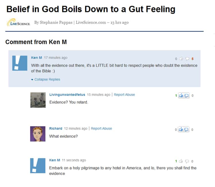 30 Hilarious Intentionally Stupid Comments By Ken M