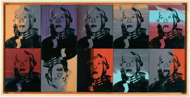 Self-Portrait (Strangulation)  is listed (or ranked) 25 on the list Andy Warhol&#39;s Greatest Works Of Art