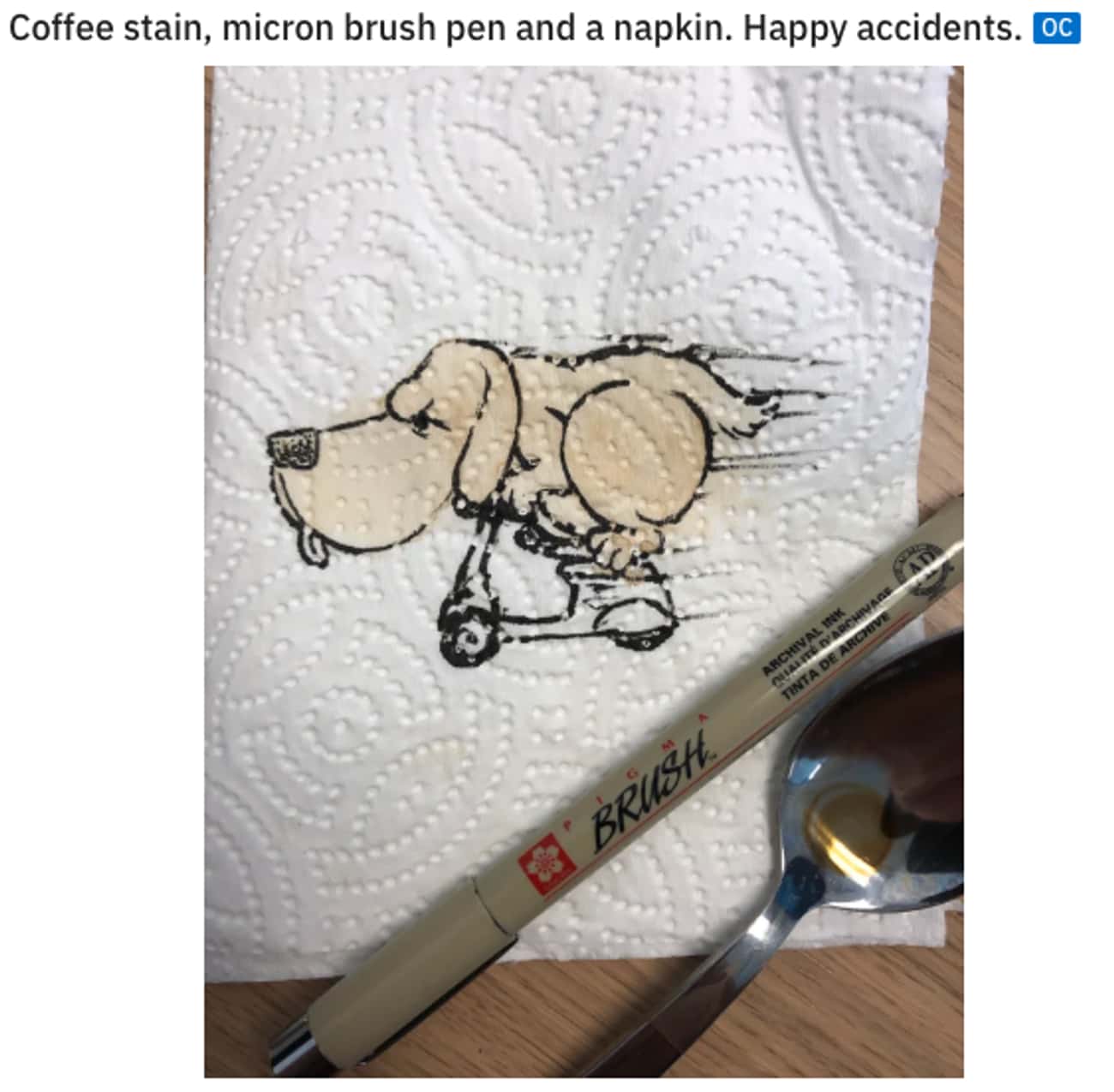 Coffee Stain Work Of Art