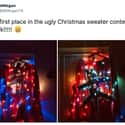 Shocking Sweater on Random Ugly Christmas Sweaters That Make Holiday Hideous