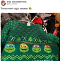 Traditional NES Turtles on Random Ugly Christmas Sweaters That Make Holiday Hideous
