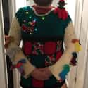 A Lot Of Ugly Going On Here on Random Ugly Christmas Sweaters That Make Holiday Hideous