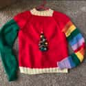 An Entire Rainbow Of Ugly on Random Ugly Christmas Sweaters That Make Holiday Hideous