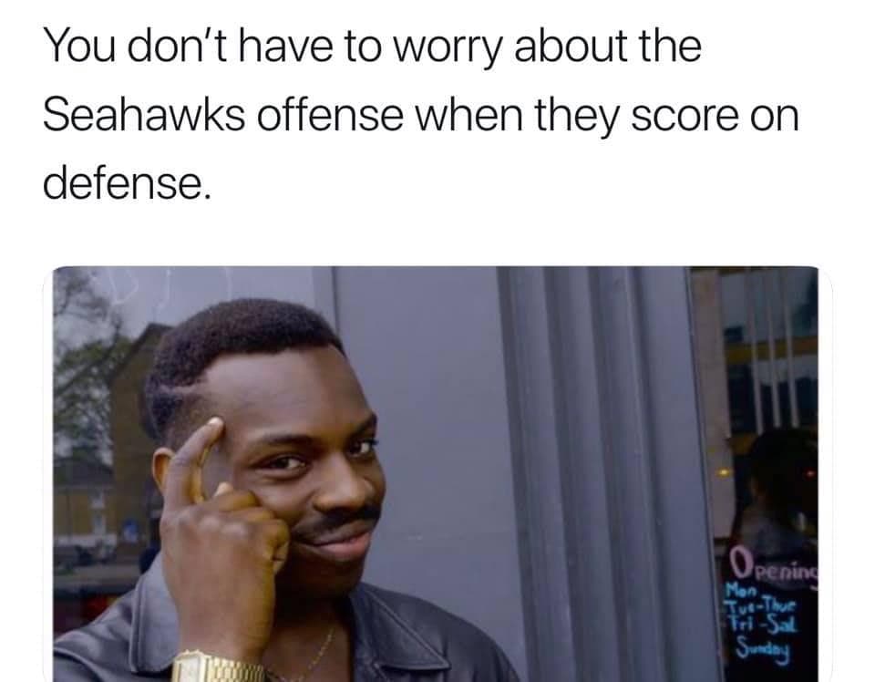 Defense Is The New Offense on Random Funniest Seattle Seahawks Memes For NFL Fans