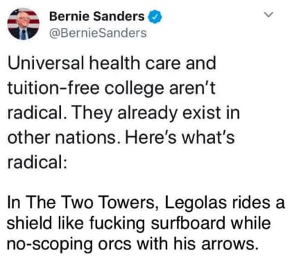 Bernie Speaks The Truth on Random Funniest 'Lord Of Rings' Memes In All Of Middle-earth
