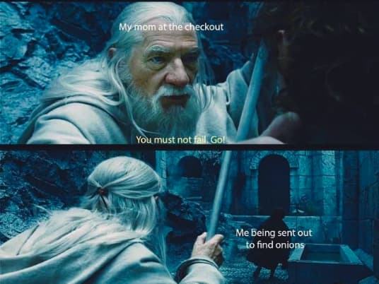 Not Green Onions, You Fool! on Random Funniest 'Lord Of Rings' Memes In All Of Middle-earth