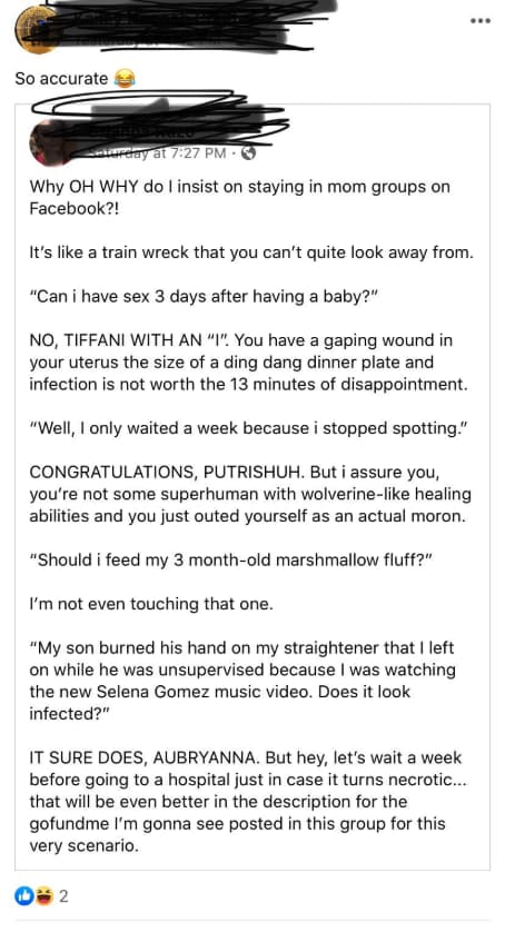 32 Times Mommy Groups On Facebook Were Some Of The Dumbest Places On ...