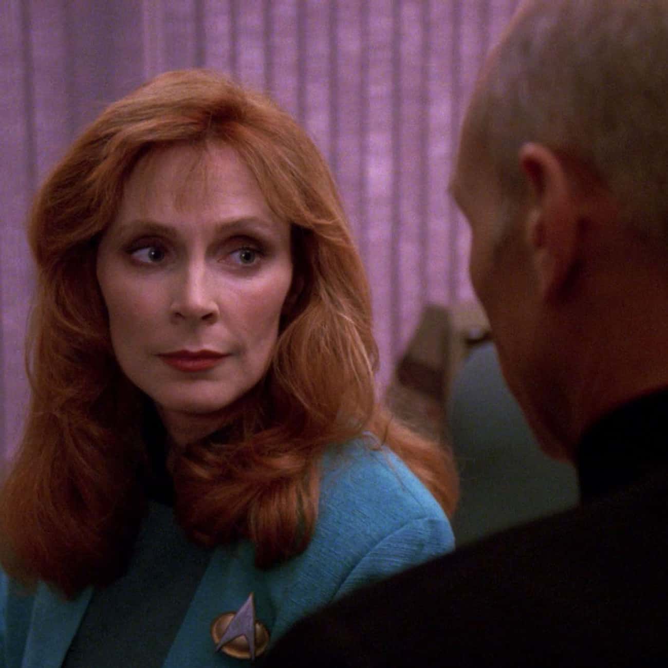 To Dr. Crusher In 'Ethics'
