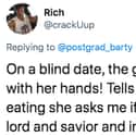Date Fans Of Utensils Only on Random Stories Of Weirdest Date