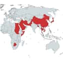 Countries That Executed People Over 12 Months In 2015-16 on Random Maps Of The World That Will Make You Say 'Whoa'