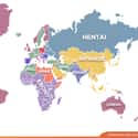 Most Viewed Categories On P*rnhub In 2019 on Random Maps Of The World That Will Make You Say 'Whoa'